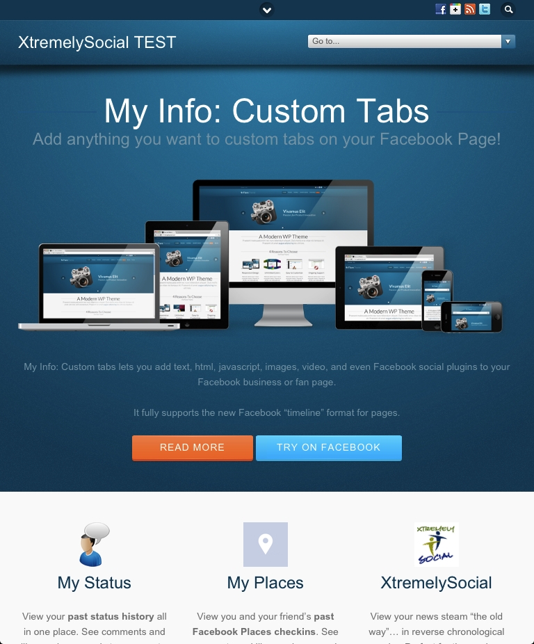 site_screenshot XtremelySocial Website Screenshot