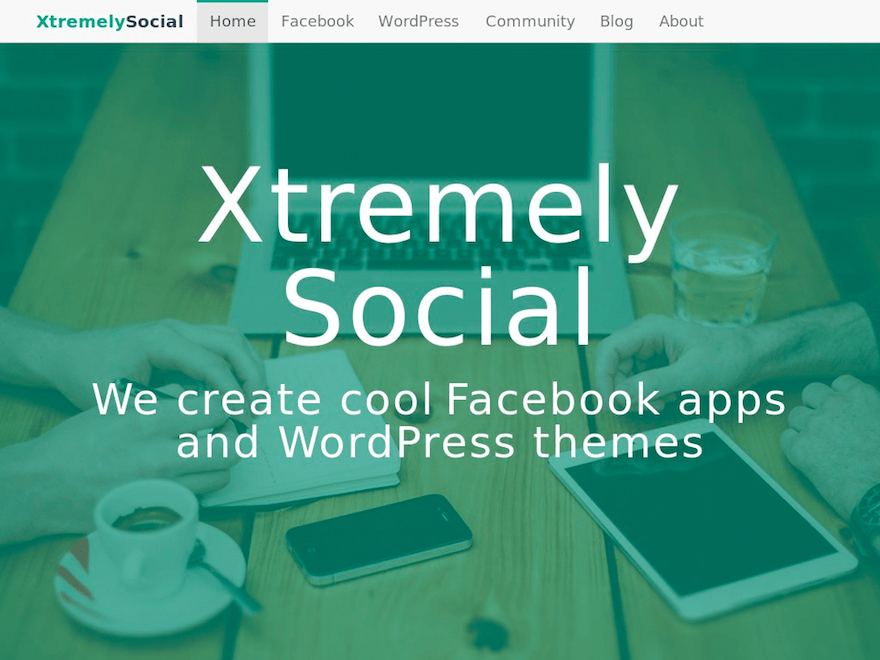 XtremelySocial website screenshot