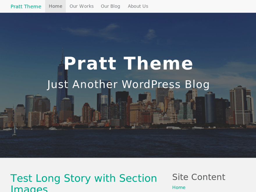 Pratt Theme Screenshot