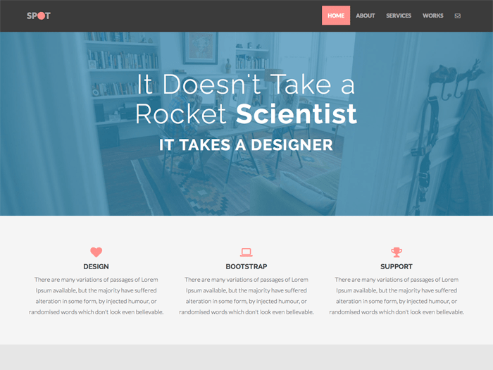 Spot Theme Screenshot